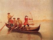 LONGHI, Pietro Duck Shoot on the Lagoon oil painting picture wholesale